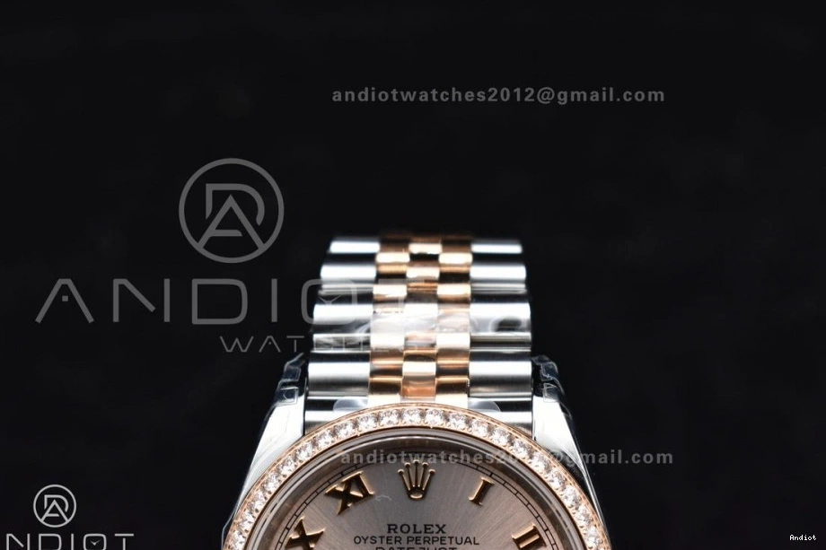 DateJust SS on Jubilee RG 36 Dial 904L 126281rbr VSF Roman VS3235 1:1 Steel Bracelet Edition Best 0215